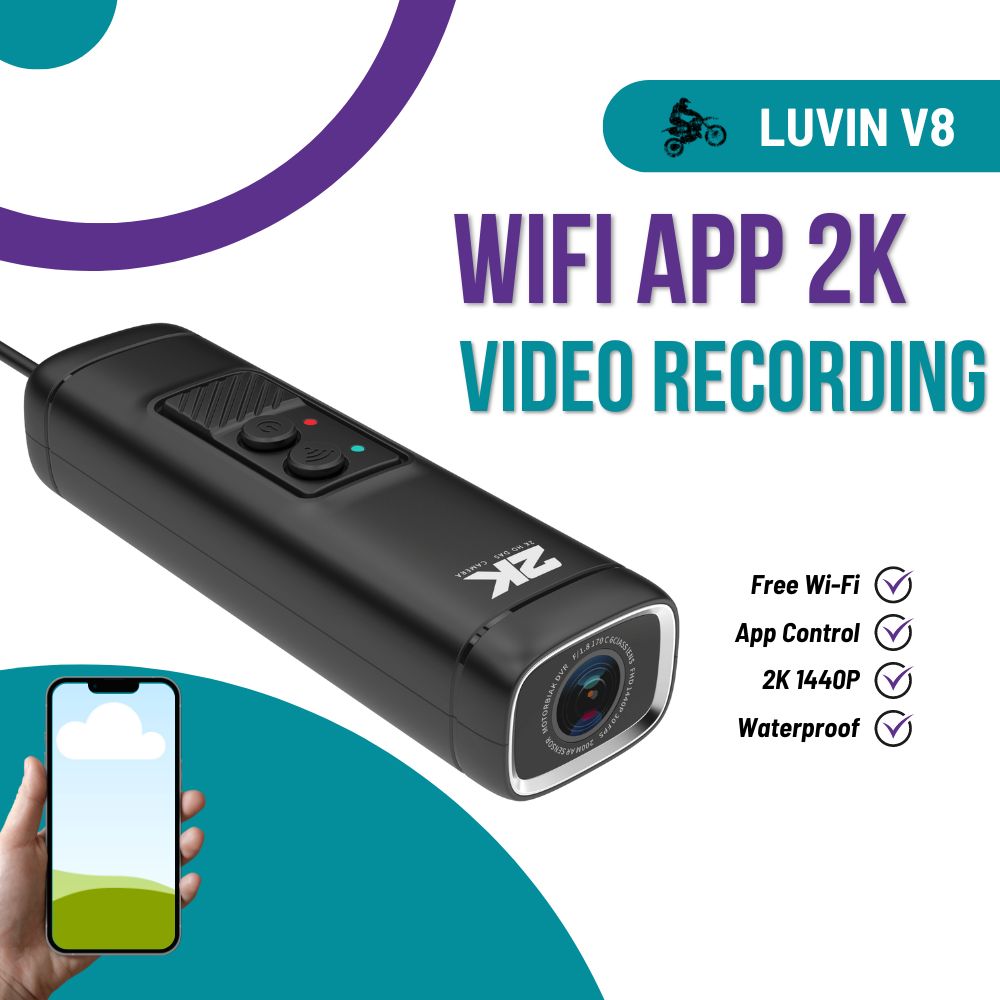 Tech Accessories Box - Freedconn moto Camera Dvr 1440P registrazione