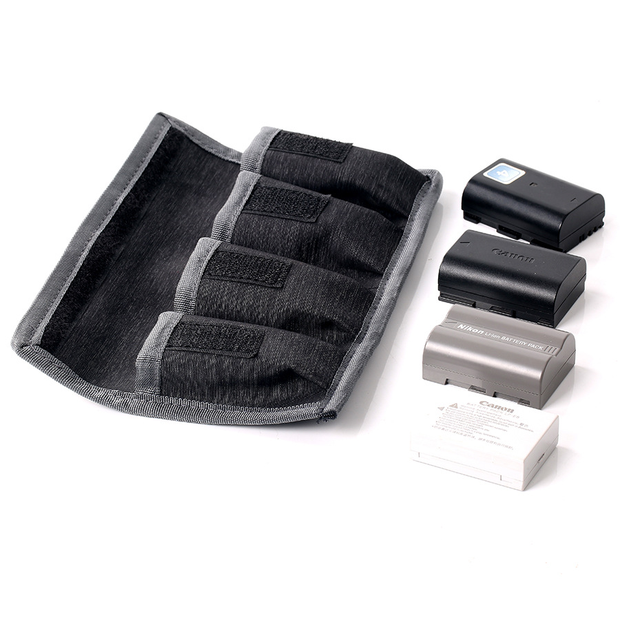 Tech Accessories Bag - LP-E10 Batterie Per Foto/Videocamera Supporto Del