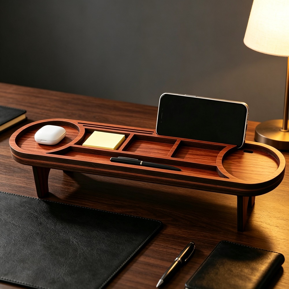 Organizer da Scrivania in Legn - Tech Office Accessories recensione e prezzo
